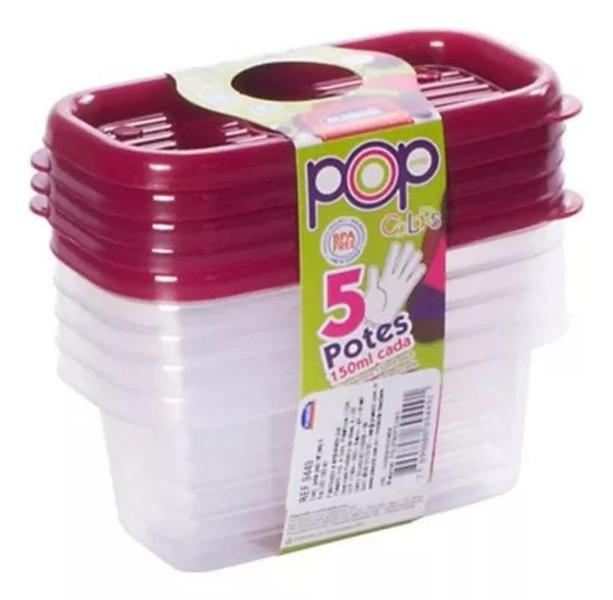 Imagem de Pote plast.150ml 5pc 5985 plasutil