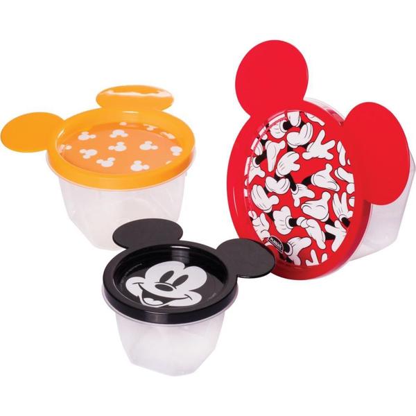 Imagem de Pote Plastico CONJ 3 Potes Conect RED Mickey