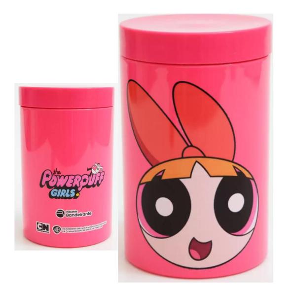 Imagem de Pote Plastico Meninas Super Poderosas Porta Treco ou Mantimentos Original Cartoon Network  1500ml