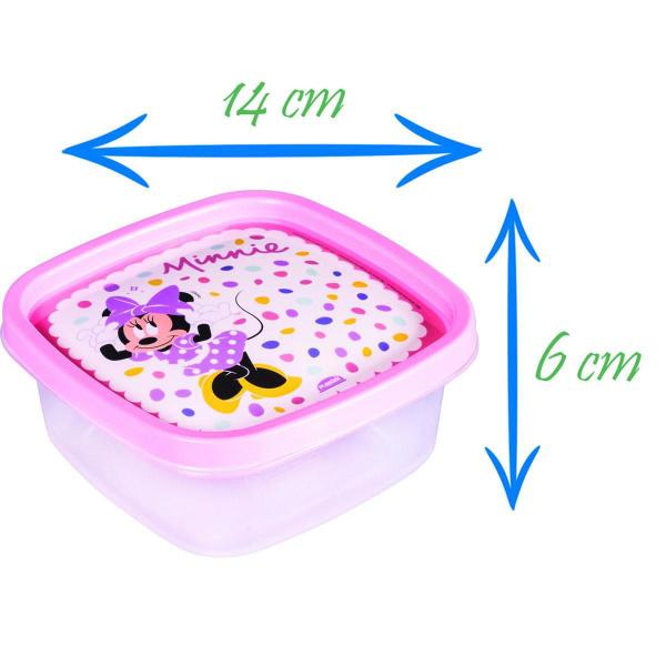 Imagem de Pote Quadrado Disney 580Ml - Plasútil - Minnie Baby