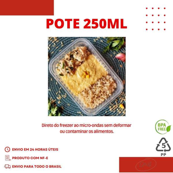 Imagem de Pote Retangular 250ml - Embanet - Resistente