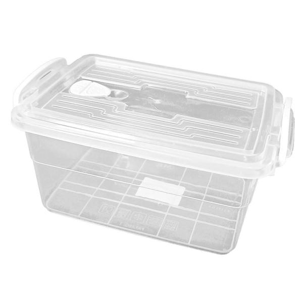 Pote Retangular Wave Prime 1,8 L Tampa com Trava para Guardar Alimentos - MB Imagem de Pote Retangular Wave Prime 1,8 L Tampa com Trava para Guardar Alimentos - MB