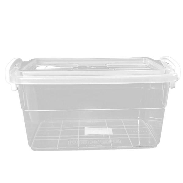 Pote Retangular Wave Prime 1,8 L Tampa com Trava para Guardar Alimentos - MB Imagem de Pote Retangular Wave Prime 1,8 L Tampa com Trava para Guardar Alimentos - MB