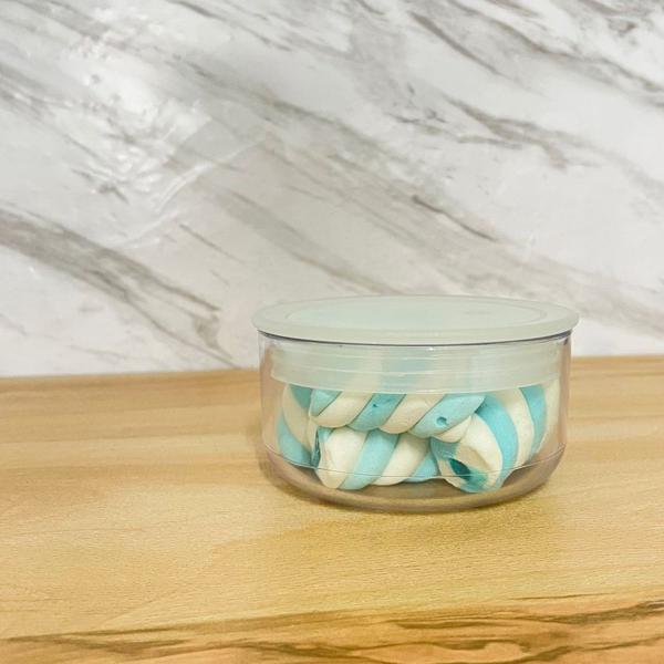 Pote Slim Hermético Acrílico 200ml Alimentos Mantimentos Cozinha Bandeja Transparente - Plastutti Imagem de Pote Slim Hermético Acrílico 200ml Alimentos Mantimentos Cozinha Bandeja Transparente