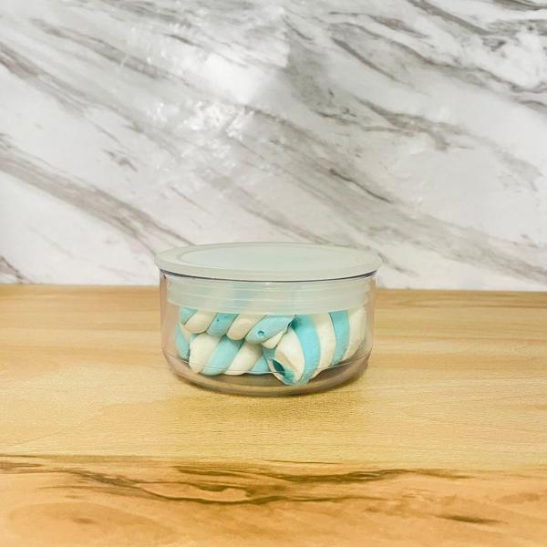 Pote Slim Hermético Acrílico 200ml Alimentos Mantimentos Cozinha Bandeja Transparente - Plastutti Imagem de Pote Slim Hermético Acrílico 200ml Alimentos Mantimentos Cozinha Bandeja Transparente