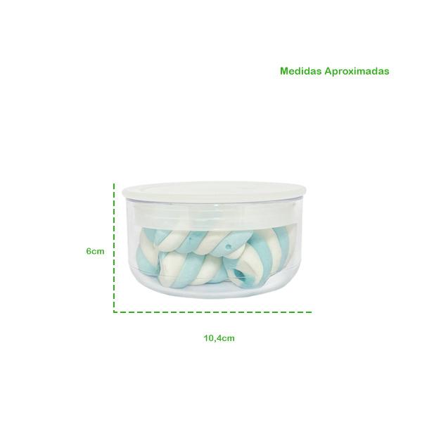 Pote Slim Hermético Acrílico 200ml Alimentos Mantimentos Cozinha Bandeja Transparente - Plastutti Imagem de Pote Slim Hermético Acrílico 200ml Alimentos Mantimentos Cozinha Bandeja Transparente