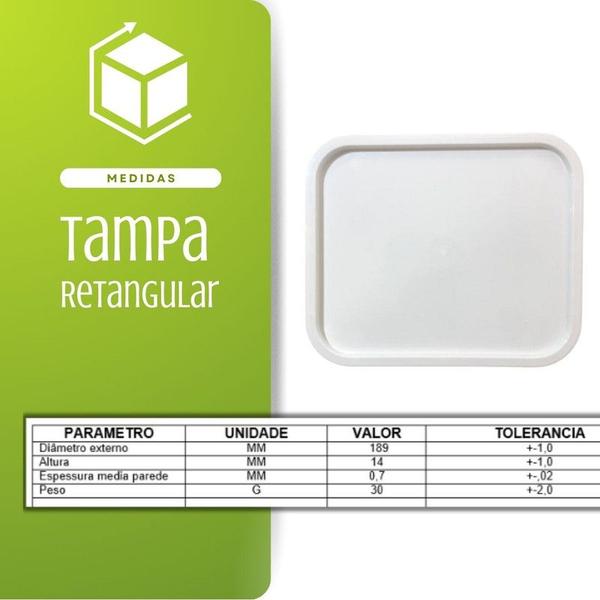 Imagem de Pote tampa lacre 2.4L Transparente 20 Peças