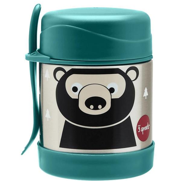 Pote Térmico 350ml Urso 3 Sprouts Imagem de Pote Térmico 350ml Urso 3 Sprouts