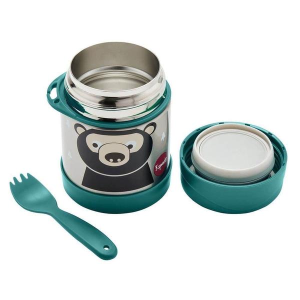 Pote Térmico 350ml Urso 3 Sprouts Imagem de Pote Térmico 350ml Urso 3 Sprouts