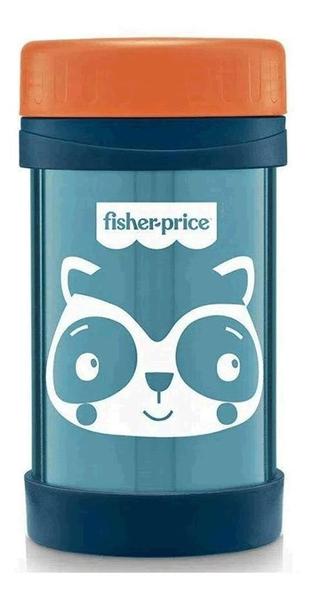 Imagem de Pote Térmico Aço Inox Fisher Price Hot Cold Azul - 450ml