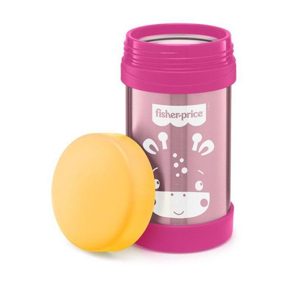 Pote Térmico Aço Inox Hot & Cold Fisher Price 450ml (6m+) - Fisher-Price Imagem de Pote Térmico Aço Inox Hot & Cold Fisher Price 450ml (6m+)