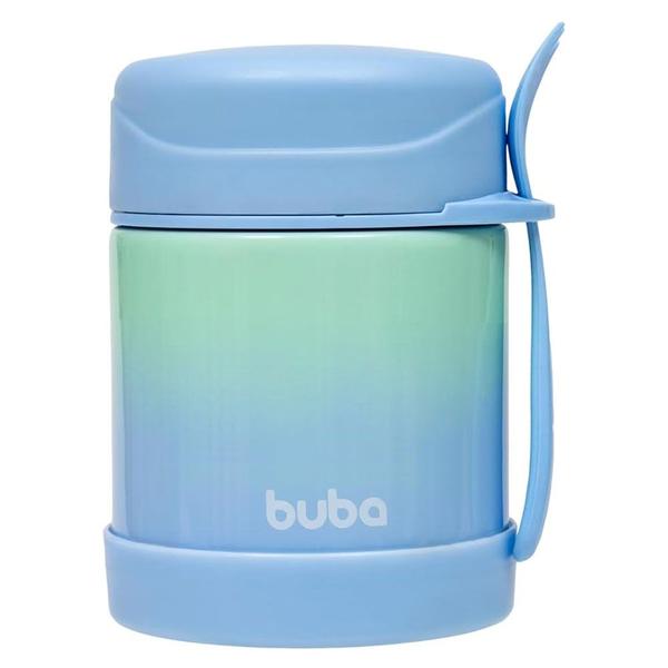 Imagem de Pote Térmico Buba Com Talher 360ml Degradê - Azul