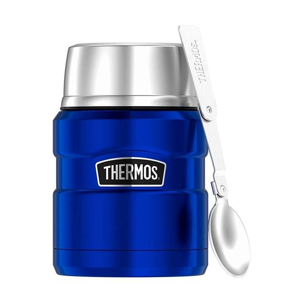 Pote Térmico De Comida Com Colher Everest 470ml - Thermos Imagem de Pote Térmico De Comida Com Colher Everest 470ml - Thermos