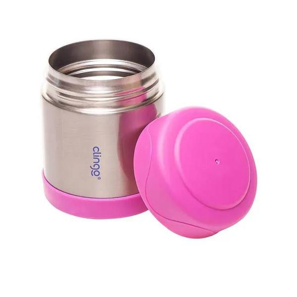 Imagem de Pote Térmico Infantil 330ml Rosa - Clingo