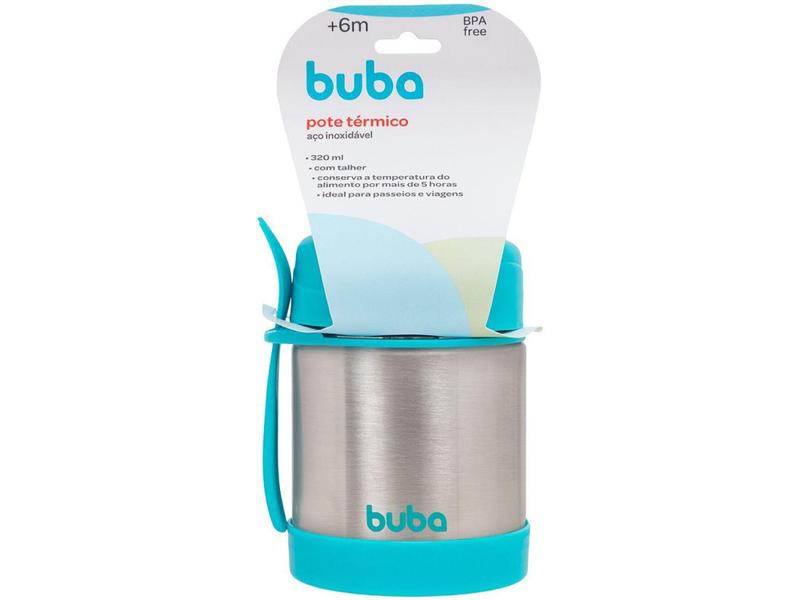 Pote Térmico Infantil Buba 15359 320ml com Colher Imagem de Pote Térmico Infantil Buba 15359 320ml com Colher