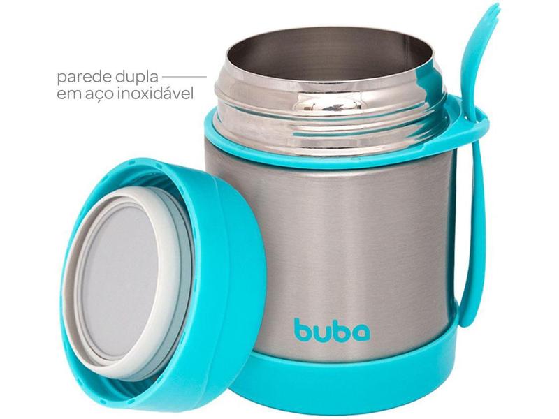 Pote Térmico Infantil Buba 15359 320ml com Colher Imagem de Pote Térmico Infantil Buba 15359 320ml com Colher