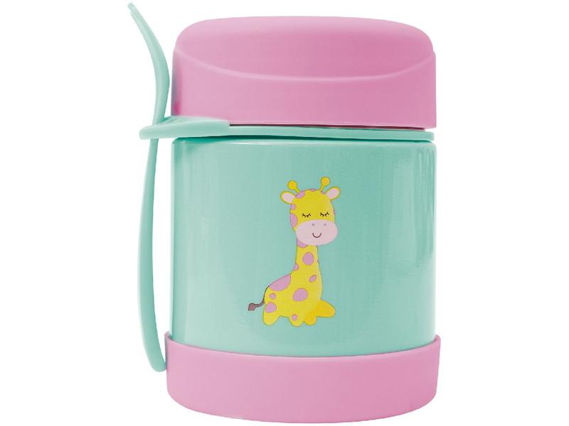 Imagem de Pote Térmico Infantil Buba Animal Fun Girafa 320ml com Colher