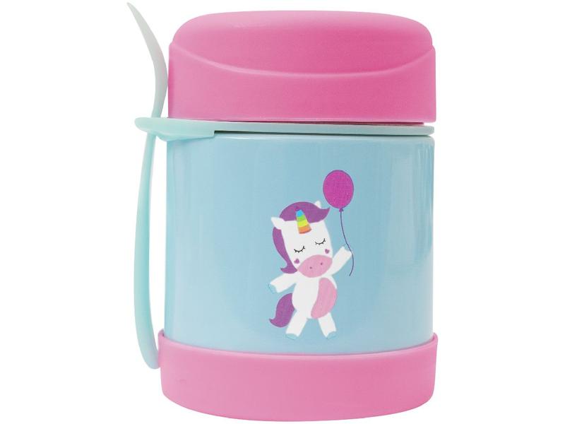 Imagem de Pote Térmico Infantil Buba Animal Fun Unicórnio 320ml com Colher