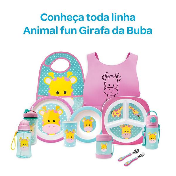 Imagem de Pote Térmico Infantil Lindo Buba Animal Fun 320ml Com Talher