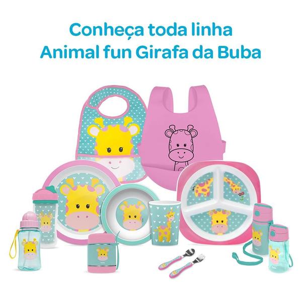 Imagem de Pote Térmico Infantil Tampa Talher Animais Fun 12122 - Buba