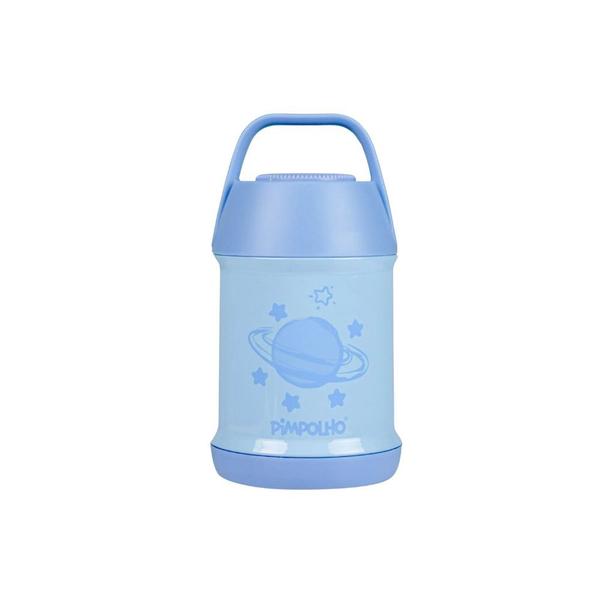 Imagem de Pote termico inox 450ml azul/planeta - pimpolho