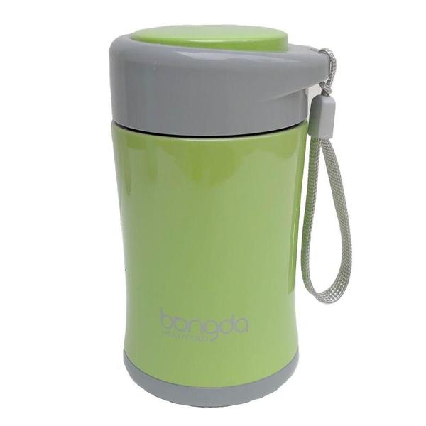 Imagem de Pote Termico Inox Infantil Papinha Fruta Biscoito Lanche Aguard Baby Verde