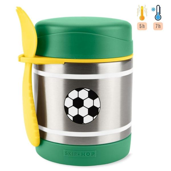 Imagem de Pote Térmico Skip Hop Com Talher Inox Coleção Spark Style 325ml