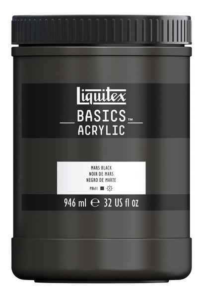 Imagem de Pote Tinta Acrílica Liquitex Basics 946ml 276 Mars Black