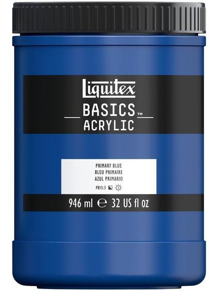 Imagem de Pote Tinta Acrílica Liquitex Basics 946ml 420 Primary Blue