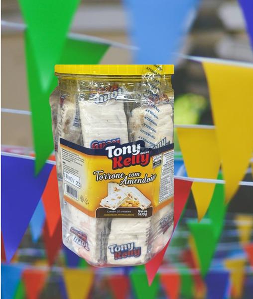 Imagem de Pote Torrone c/ Amendoim Tony Kelly com 40 unidades Festas