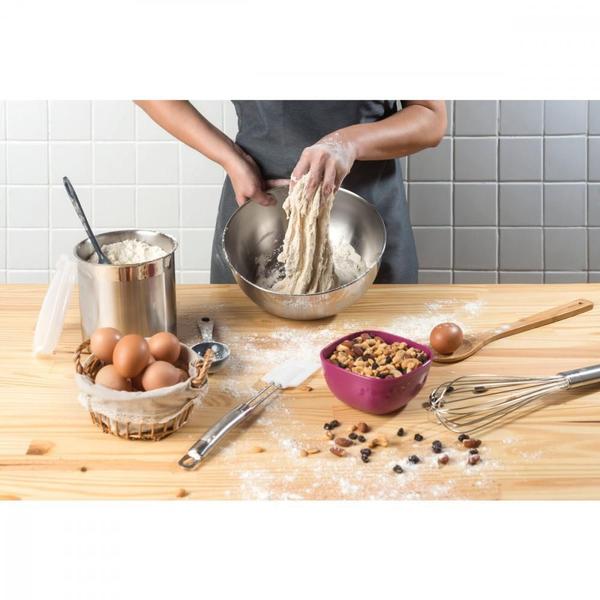 Pote Tramontina Cucina em Aço Inox para Mantimentos com Tampa Plástica 14 cm 2,3 L Imagem de Pote Tramontina Cucina em Aço Inox para Mantimentos com Tampa Plástica 14 cm 2,3 L