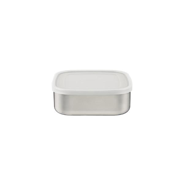Pote Tramontina Freezinox em Aço Inox Quadrado com Tampa Plástica 16 cm 1,2 L Imagem de Pote Tramontina Freezinox em Aço Inox Quadrado com Tampa Plástica 16 cm 1,2 L