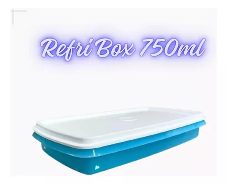 Imagem de Pote tupperware refri box 750 ml azul