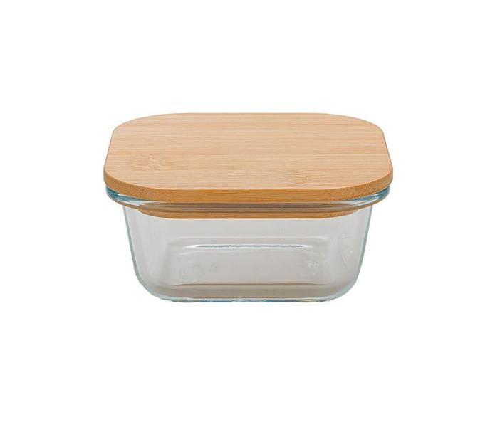 Pote Vidro Boro Bambu 310 Ml Mimo - Mimo Style Imagem de Pote Vidro Boro Bambu 310 Ml Mimo