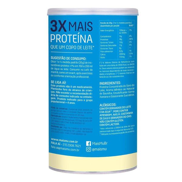 Imagem de Pote Whey Protein Mais Mu Concentrado 450g