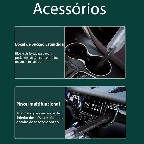 Imagem de Potência Portátil: Mini Aspirador de Pó para Carro Portátil Automotivo