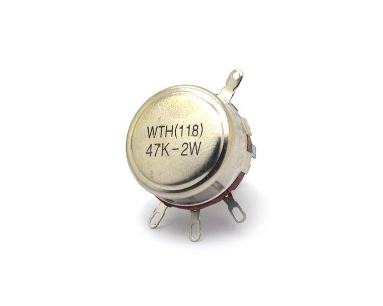Potenciômetro 28mm de Diâmetro 2 Watts Eixo Metálico sem Chave 47K - WTH (118) - Multcomercial Imagem de Potenciômetro 28mm de Diâmetro 2 Watts Eixo Metálico sem Chave 47K - WTH (118)