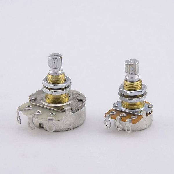 Potenciômetro de Eixo de Latão Alfa Coreano para Baixo Elétrico - 250k/500k Imagem de Potenciômetro de Eixo de Latão Alfa Coreano para Baixo Elétrico - 250k/500k