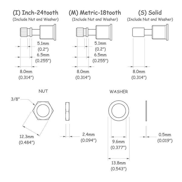 Imagem de Potenciômetro Instrumentos (Unidade) Spirit VPP3-A250K-I