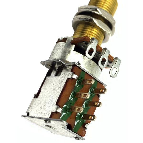 Imagem de Potenciômetro longo Push Pull B 500K Linear guitarra VPP319