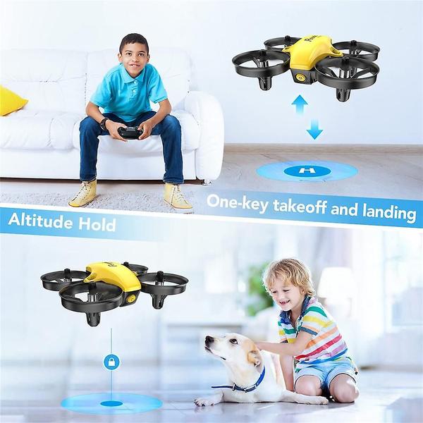 Imagem de Potensic A20 amarelo Mini Drone Indoor Rc Quadcopter 2.4g Rem