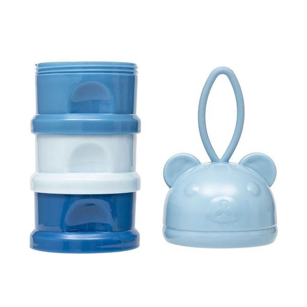 Potes Empilhaveis Para Snack E Leite Em Pó 3 Em 1 Ursinho Azul 16235 - Buba Imagem de Potes Empilhaveis Para Snack E Leite Em Pó 3 Em 1 Ursinho Azul 16235 - Buba