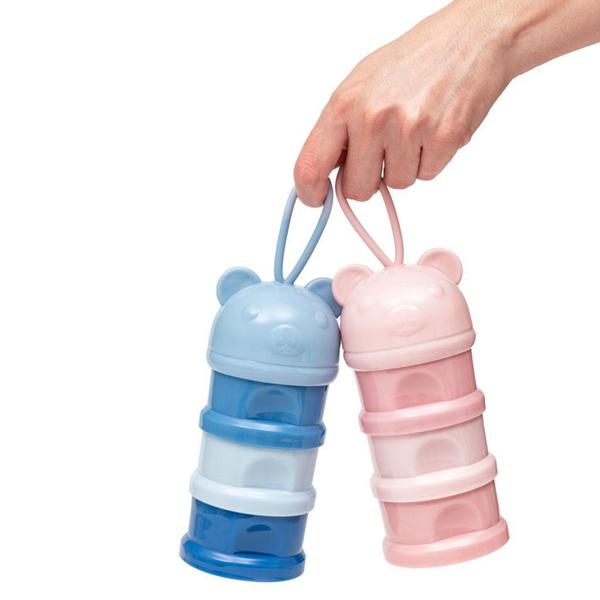 Potes Empilhaveis Para Snack E Leite Em Pó 3 Em 1 Ursinho Azul 16235 - Buba Imagem de Potes Empilhaveis Para Snack E Leite Em Pó 3 Em 1 Ursinho Azul 16235 - Buba