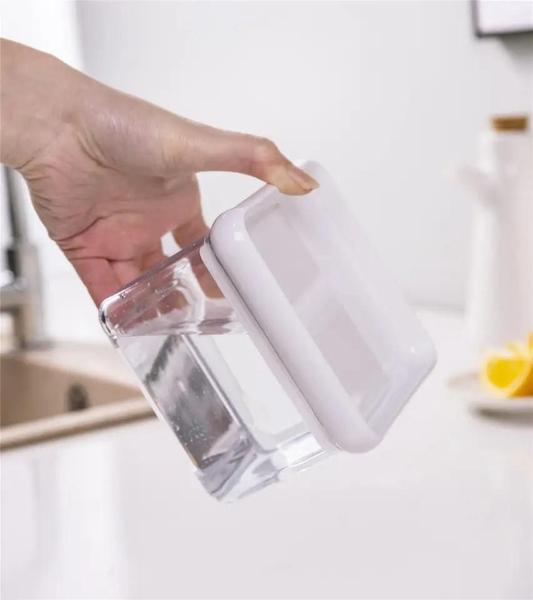 Potes Herméticos Kit 12 Organizador Mantimento Geladeira Despensa Acrílico Alta Qualidade Empilhavel - Organiser Imagem de Potes Herméticos Kit 12 Organizador Mantimento Geladeira Despensa Acrílico Alta Qualidade Empilhavel