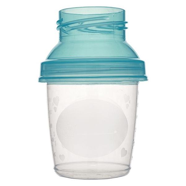 Potes Para Leite Materno 180ml 6 Unidades Com Medidas Buba Imagem de Potes Para Leite Materno 180ml 6 Unidades Com Medidas Buba
