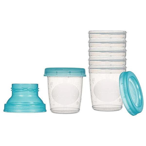 Potes Para Leite Materno 180ml 6 Unidades Com Medidas Buba Imagem de Potes Para Leite Materno 180ml 6 Unidades Com Medidas Buba