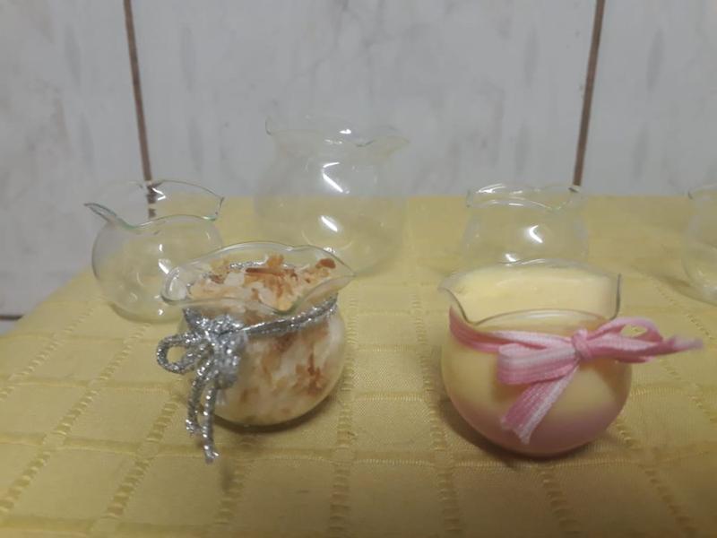 Potinho de vidro para doce de colher (kit com 30 unidades/25 a 30 ml) - valeriaartesanatoemvidro Imagem de Potinho de vidro para doce de colher (kit com 30 unidades/25 a 30 ml)