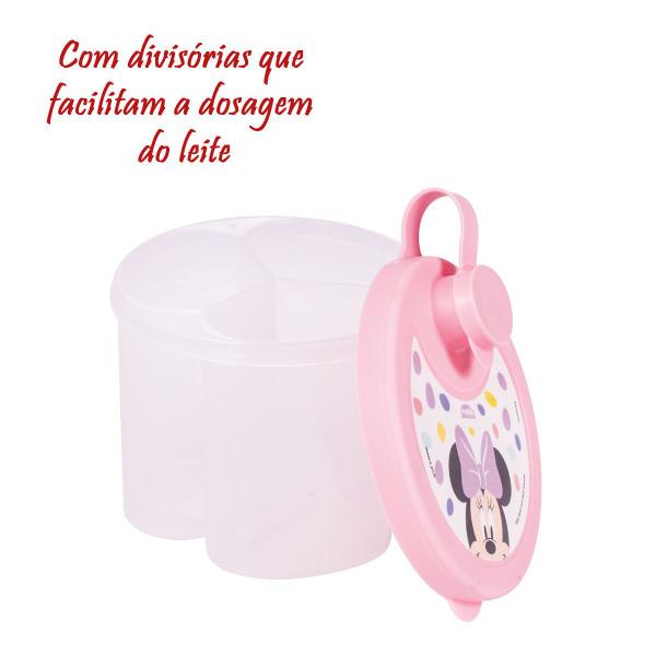 Imagem de Potinho Dosador de Leite em Pó Disney Mickey Minnie com Marcadores e Divisórias 800 ml Plasútil