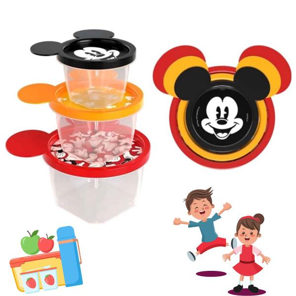 Potinhos Para Lanche Lancheira Congelar Papinha Frutas 3 Peças - Plasútil Imagem de Potinhos Para Lanche Lancheira Congelar Papinha Frutas 3 Peças
