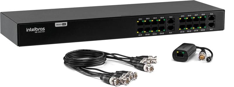 Imagem de Power Balun Intelbras VB 1016 WP 16 Canais Full HD Multi HD